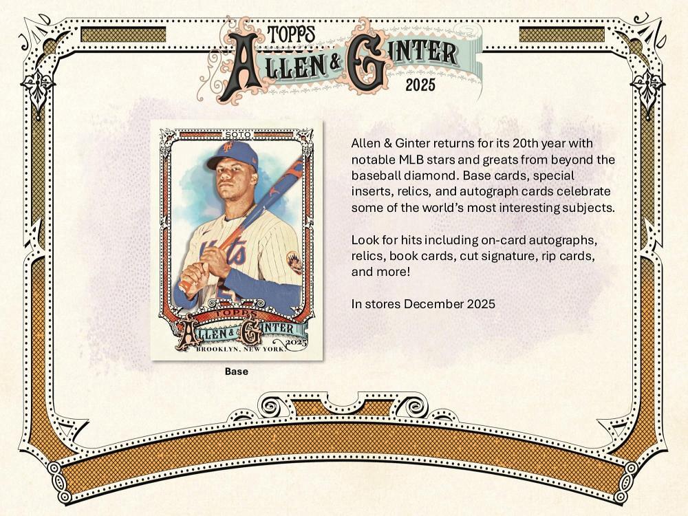 ミントモール / MINT-WEB店 (ボックス通販) / MLB 2025 TOPPS ALLEN