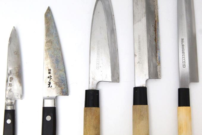 ヨコスカ調理師専門学校 包丁5点セット ケース付 λA2647-2J11 | 無銘