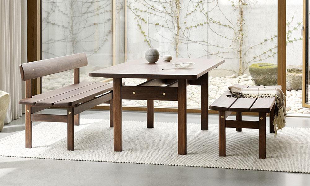 BM0698 アッセルボテーブル / ユーカリ材 ダークオイル仕上げCarl