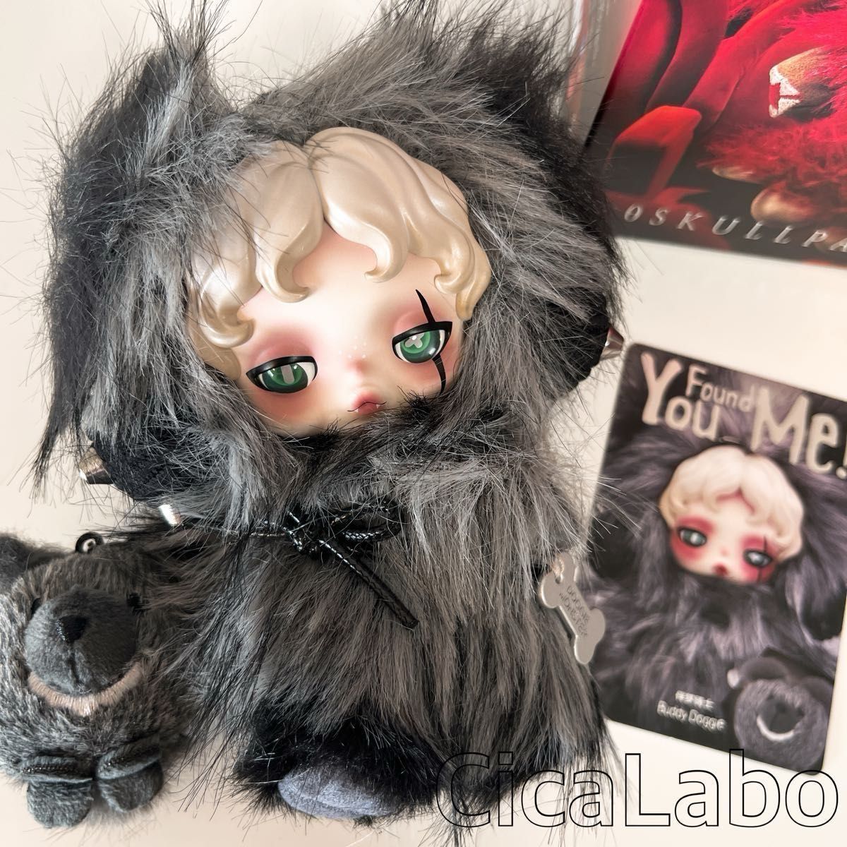 正規品 スカルパンダ ぬいぐるみ SKULLPANDA You Found Me Buddy