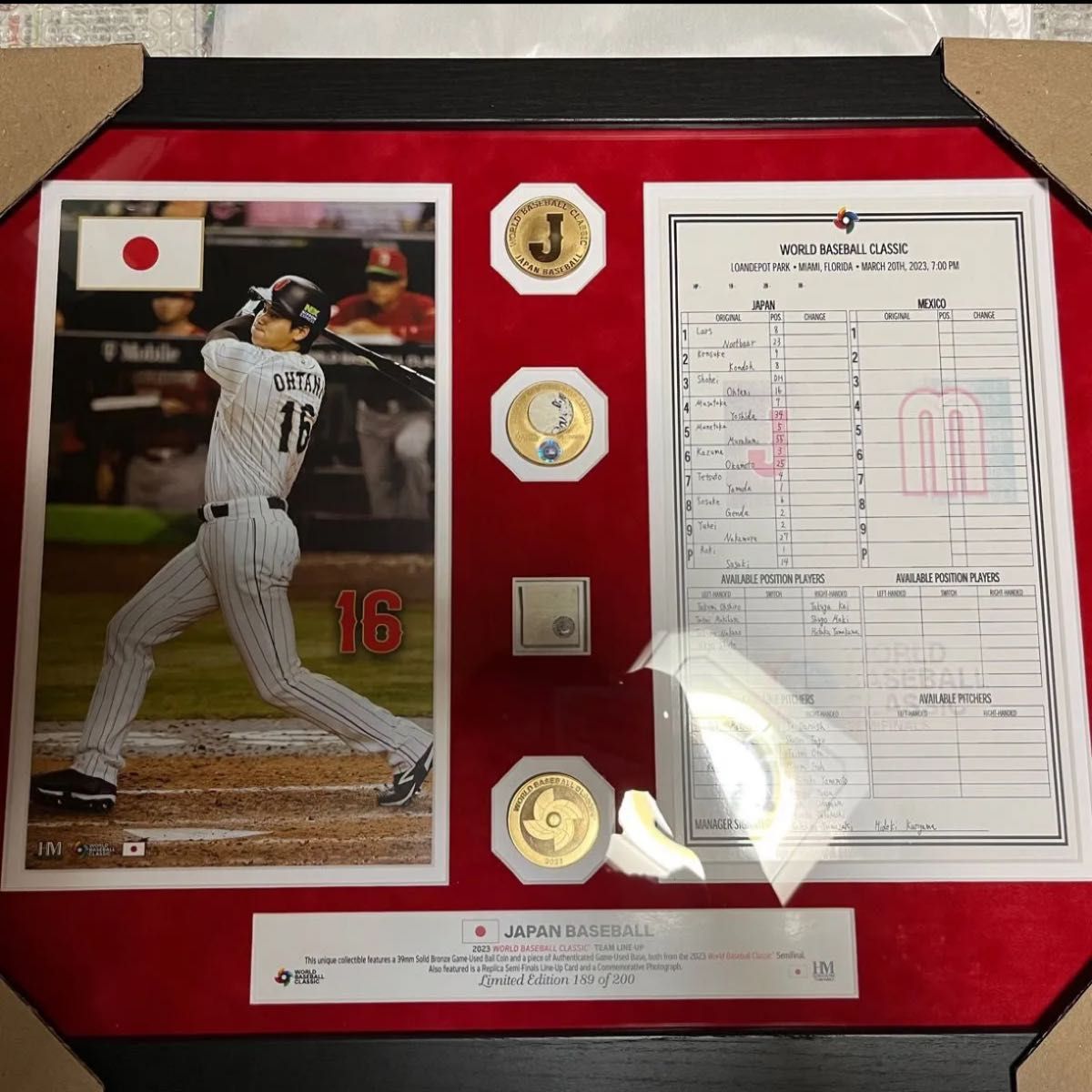 大谷翔平 2023 WBC フォトミント未開封新品 世界200個限定｜Yahoo