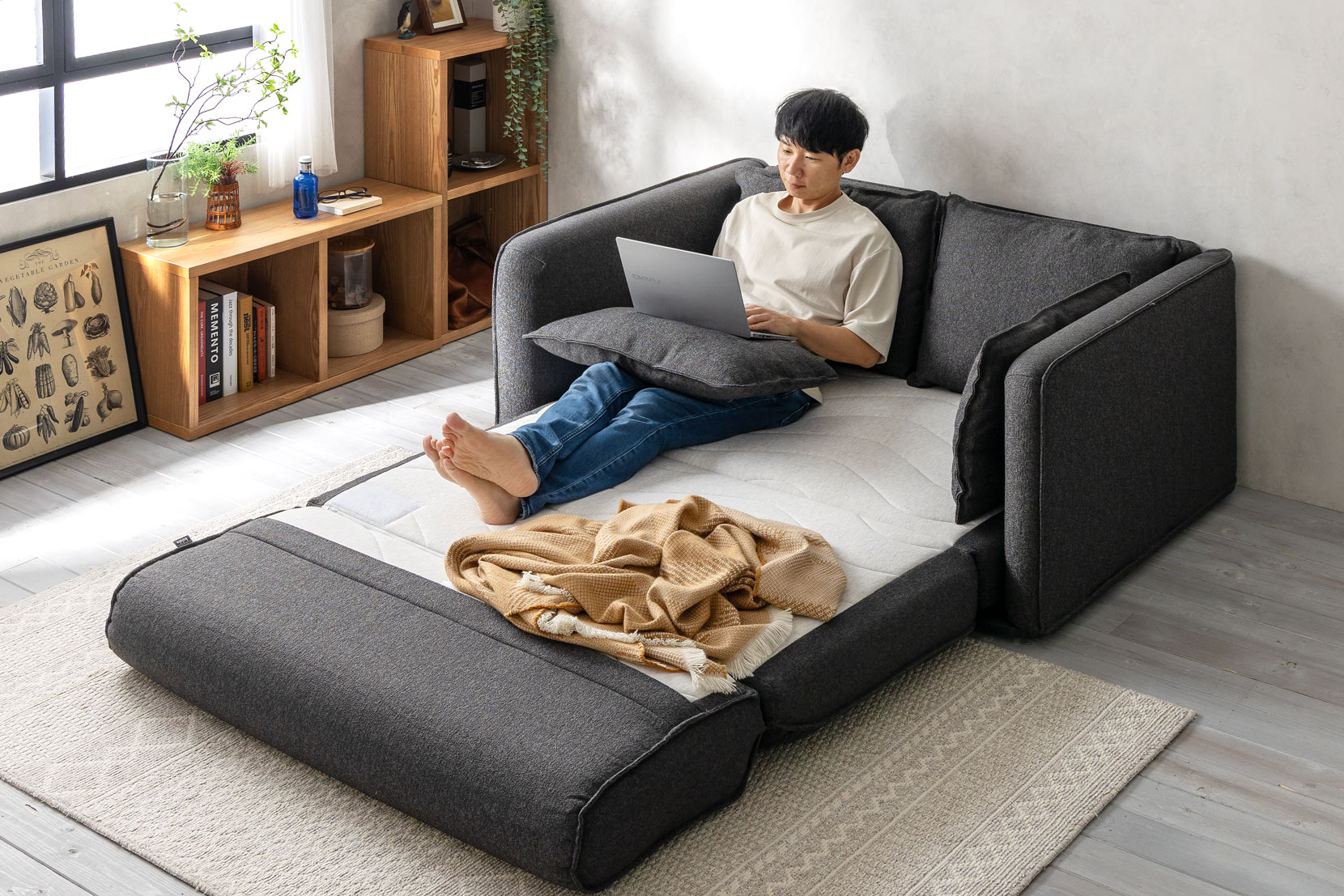 体験レビュー】コアラソファーベッド CUSHY（クッシー）の特徴や寝心地