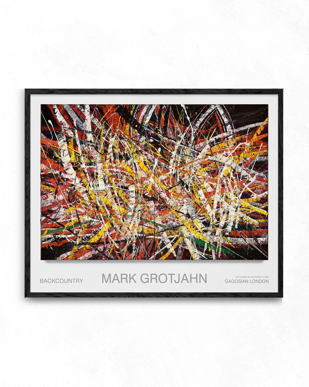 Backcountry（2021）ポスター【Mark Grotjahn│マーク・グロッチャン