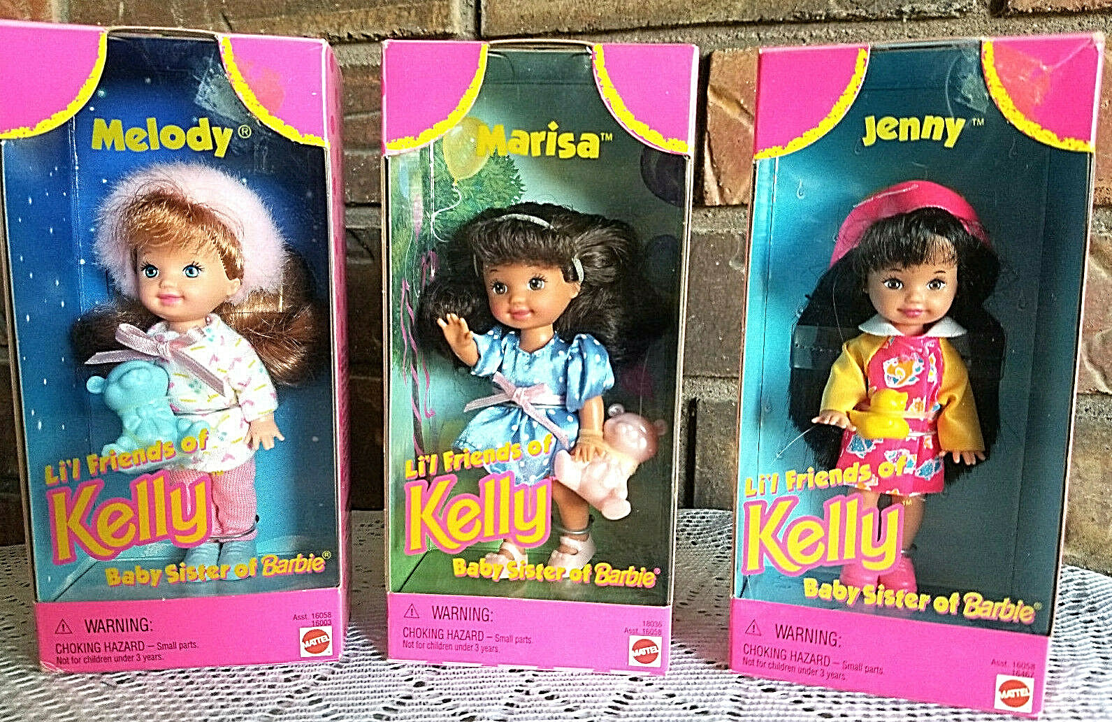 Li'l Friends of Kelly) MELODY, MARISA & JENNY (we have over 50-5