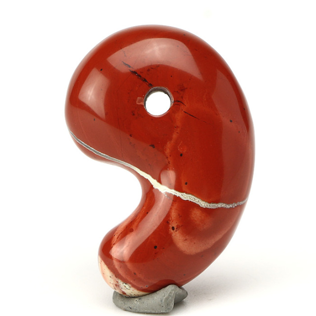 勾玉 佐渡赤玉石 （新潟県産） No.7 《証明書付》 | 神棚・神具の製造