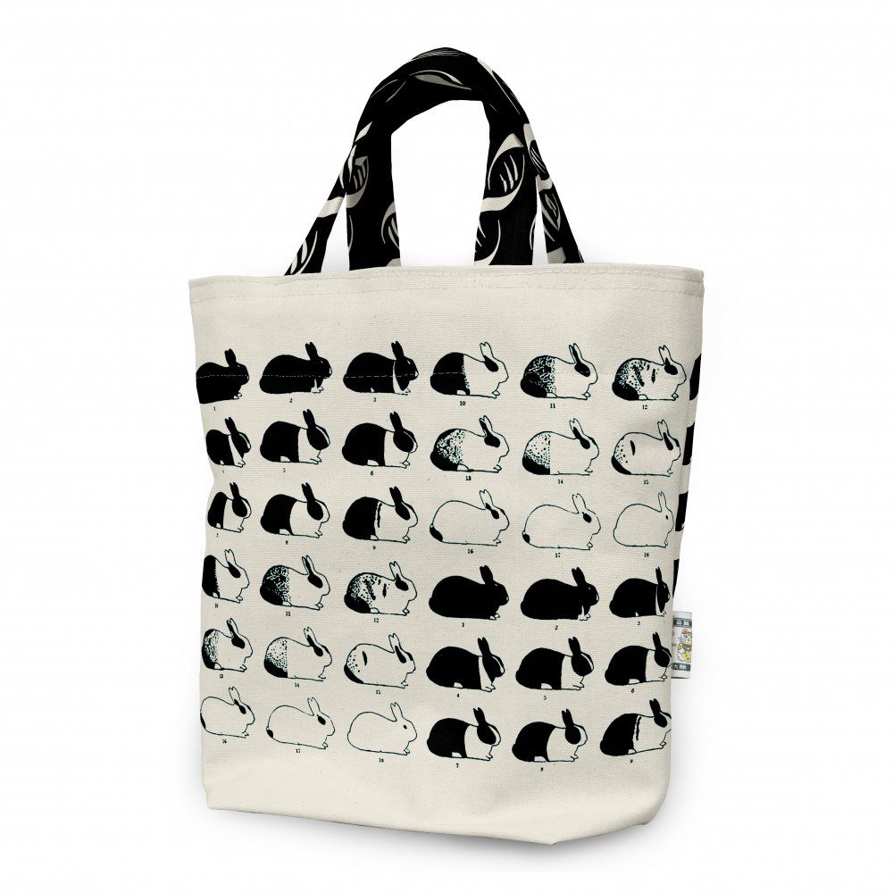 トートバッグ TB00059 うさぎの遺伝図柄 | 小物,バッグ,トートバッグ