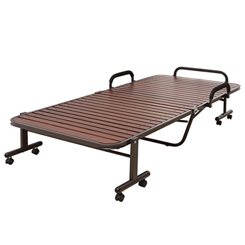 アイリスオーヤマ 折りたたみすのこベッド ハイタイプ OTB-WH シングル