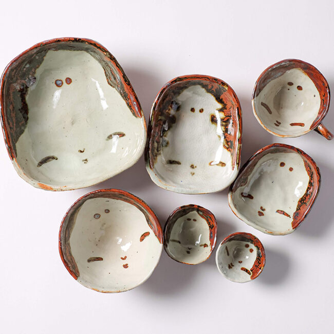 鬼福（ぐい呑み） | 【公式】賤機焼窯元秋果陶房 Shizuhata-yaki