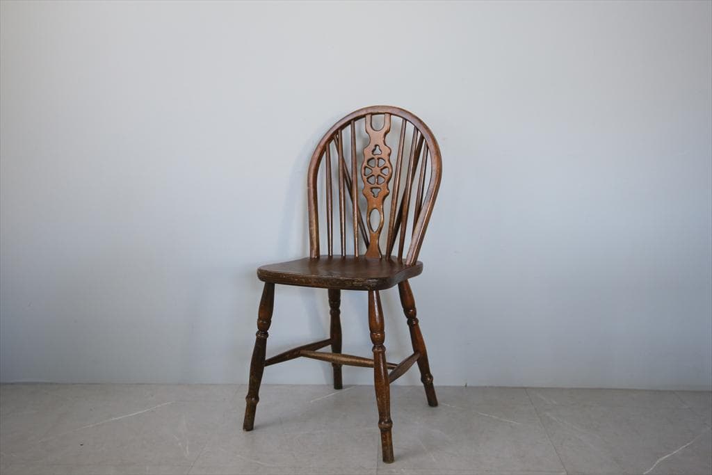 英国アンティーク木製ホイールバックチェア/ダイニングイス/椅子(92-37-3) アンティークホイルバックチェア – 英国アンティーク家具専門店 神戸