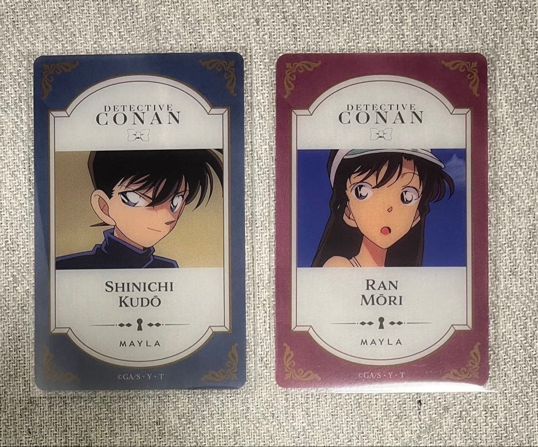 名探偵コナン MAYLA アイコニック クリアカード 工藤新一 毛利蘭