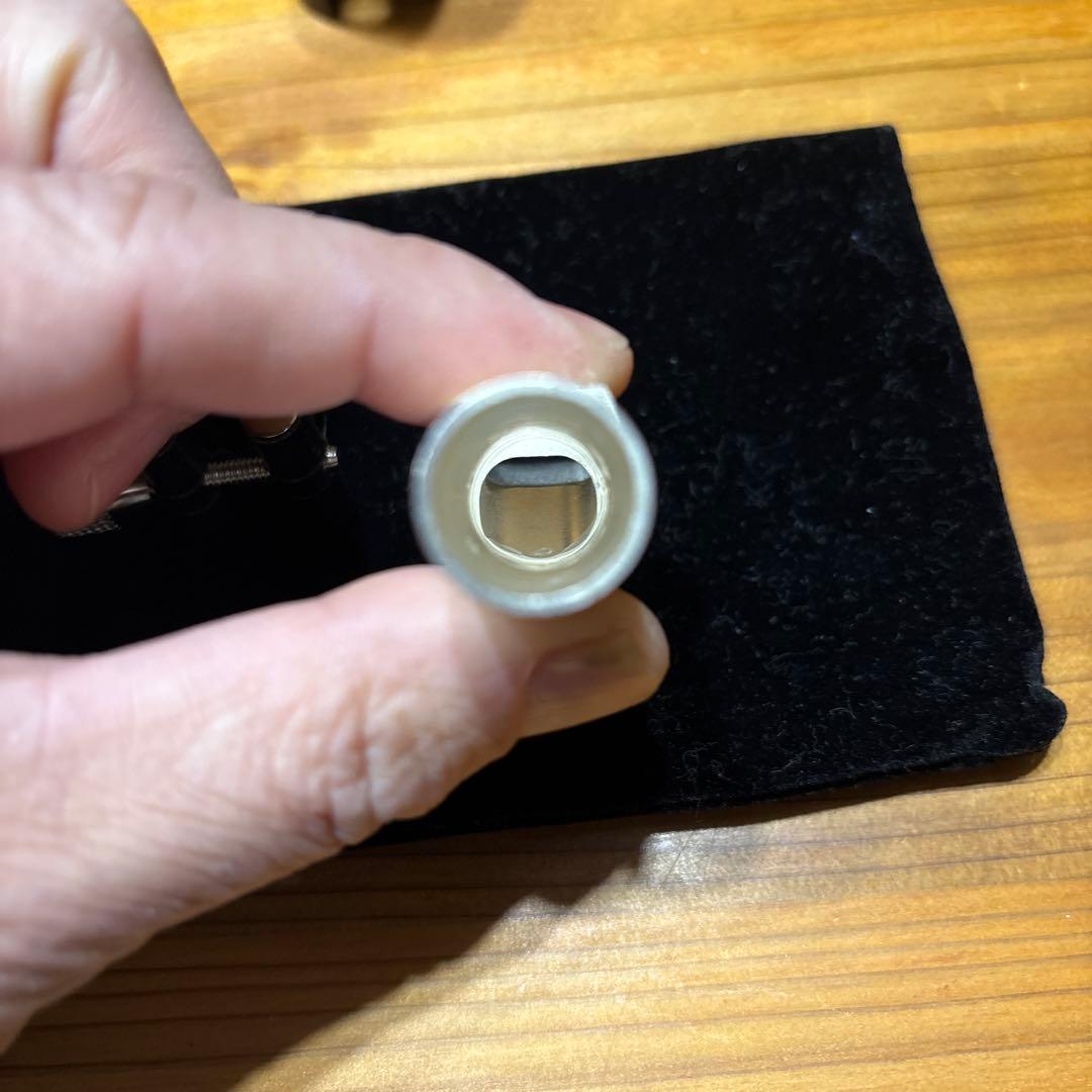 【美品】ソプラノサックス メタルマウスピース サイズ6