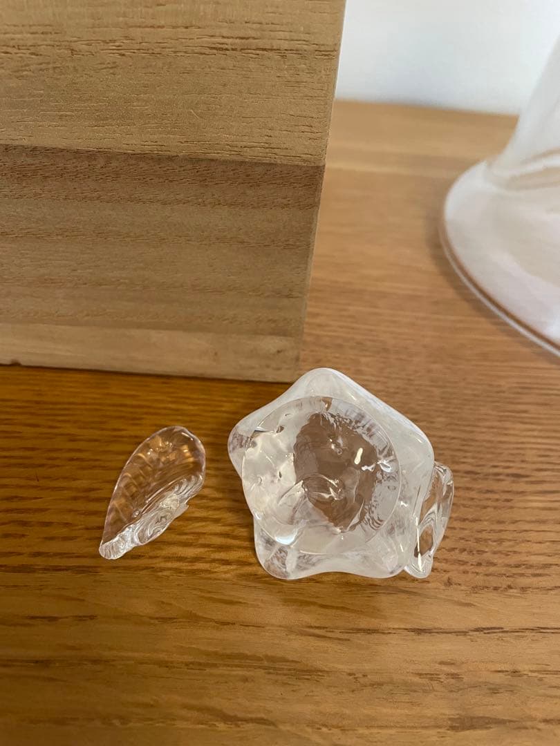 辻和美 ワレあり 要修理 デキャンタ カラフェ 花瓶 花器 ガラス