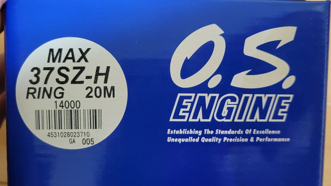 使用済み　O.S. ENGINE 37SZ-H 2ストロークエンジン 2ストローク飛行機用ガソリンエンジン