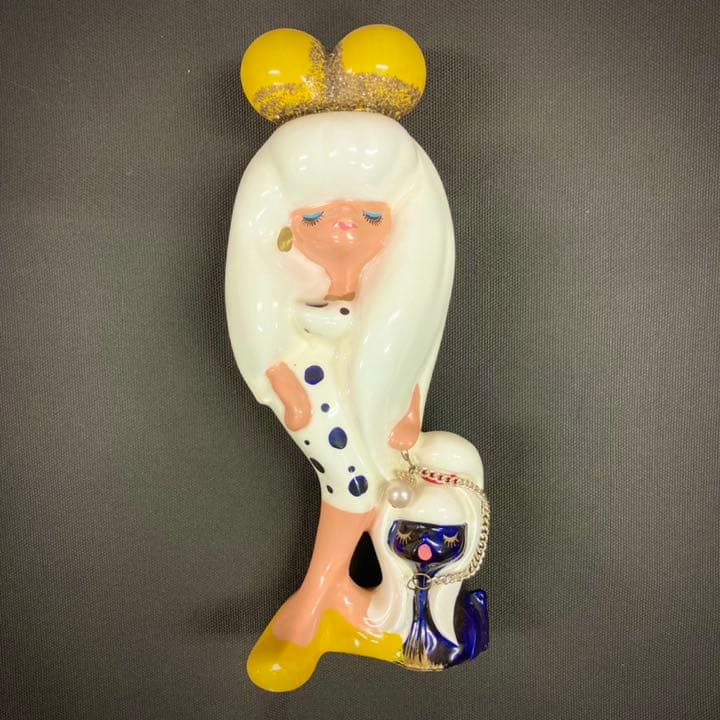 内藤ルネ ？陶器の置物 内藤ルネ 兵隊さんの陶器製貯金箱 | アンティーク家具と喫茶キャバレー