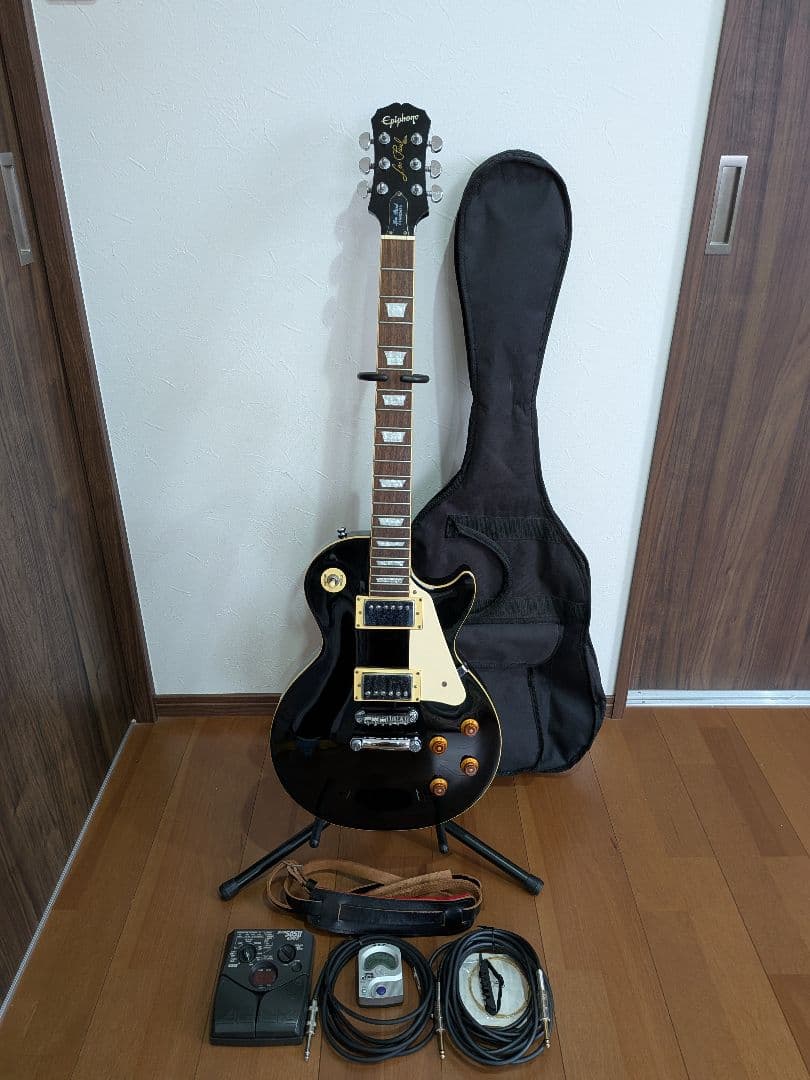 Epiphone Les Paul ブラック エレキギター【小物付】 Epiphone Les Paul Modern Graphite Black エレキギター(エピフォン